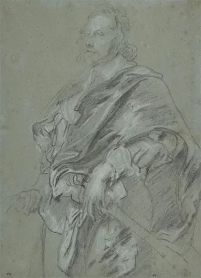 Portrait Study of Nicholas Lanier Anthony van Dyck